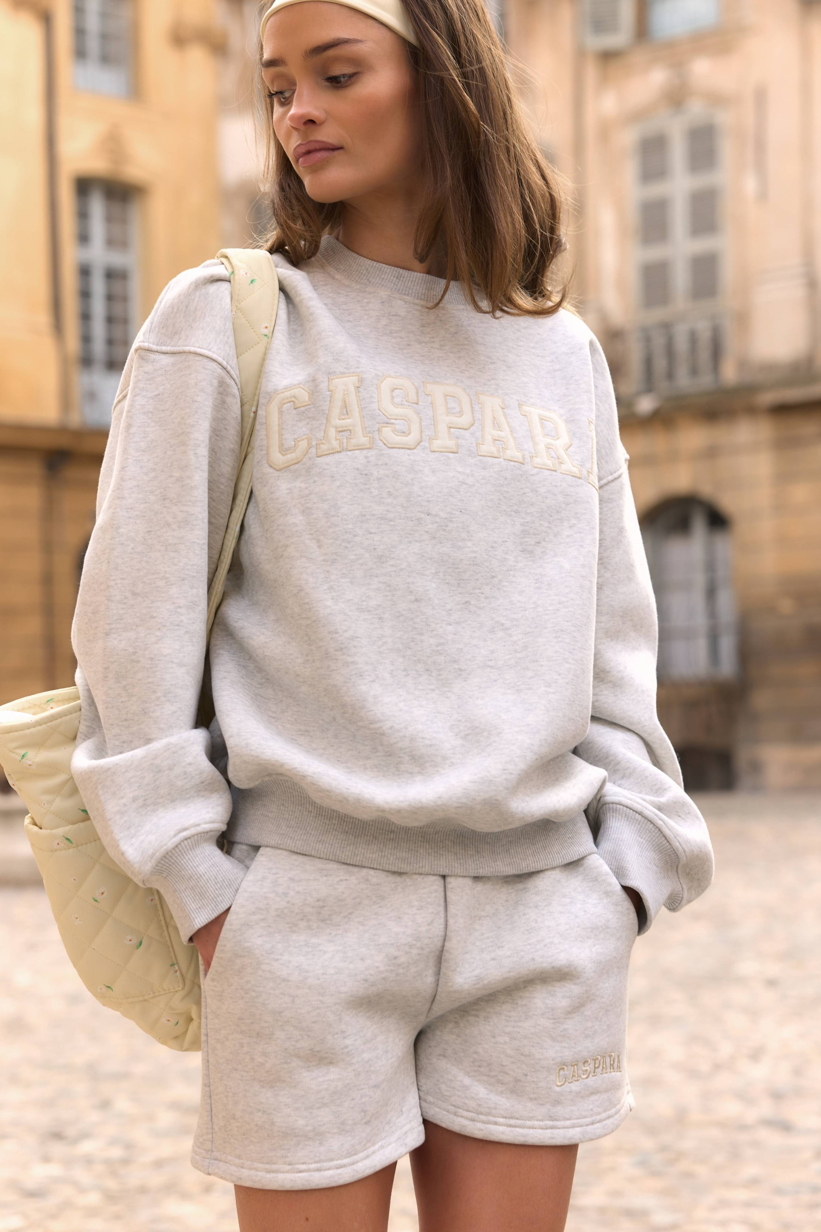 W. All-Star Crewneck - Grey Melange/Yellow